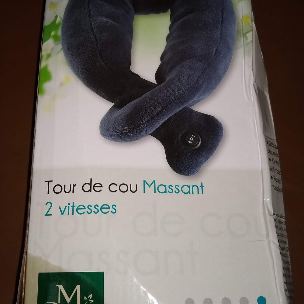 Neck Massager & Spa Vibration 2 speeds by Messegue Brand New